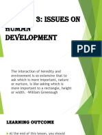 Module 3-5 Issues On Human Development