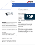Fisa Tehnica Camera Supraveghere Exterior IP Dahua IPC-HFW1230S-0280B-S5 2 MP IR 30 M 2.8 MM PoE