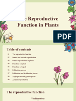 En the Reproductive Function in Plants by Slidesgo