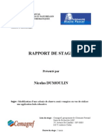Rapport Stage Maitrise