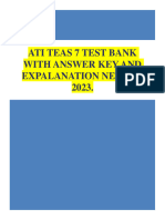 64dca1451cf0d Ati Teas 7 Test Bank With Answer Key and Explanation PDF