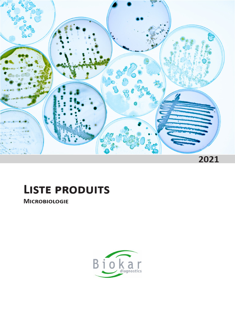 BIOKAR Catalogue | PDF | Microbiologie | Bactérie