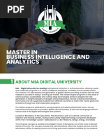 Master in Business Intelligence and Analytics