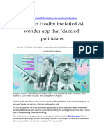Babylon Health - The Failed AI Wonder AP..