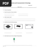 Grade 9 ICT - Arduino