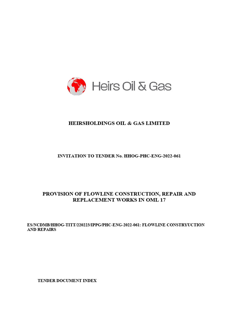 Hhog phc eng 2022 061 flowline construction in oml 17 itt 20012023