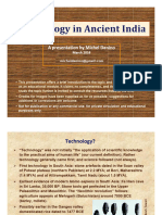 Technology in Ancient India Michel Danin