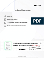 Wuolah Free 15. Revolucion Liberal Las Cortes de Cadiz. Convocatoria y Trabajo Legislativo