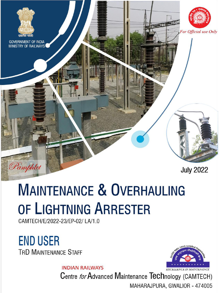 Lightning Arrester Maintenance Guide | PDF | Capacitor | Electrical ...