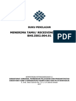 Menerima Tamu/ Receiving Visitors BHS - IS02.004.01: Buku Penilaian