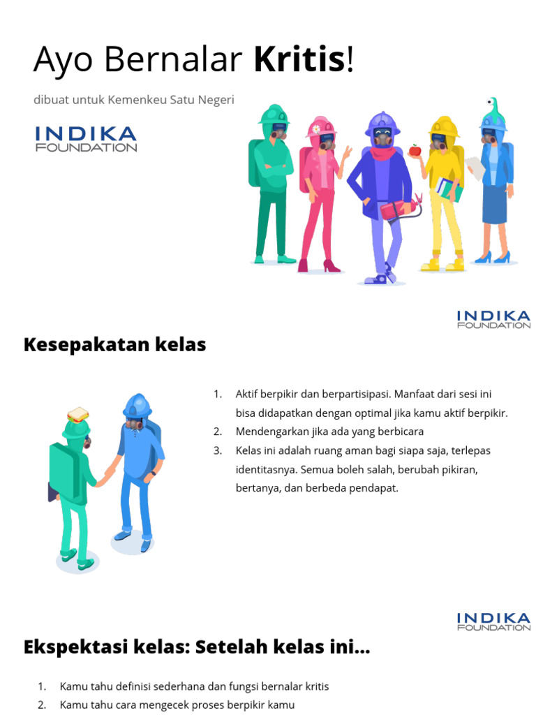 Definisi dan Fungsi Bernalar Kritis | PDF | Karier & Perkembangan ...