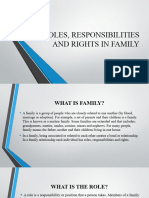 Roles, Responsibilities and Rights in Family Wendell