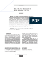 A Pergunta No Processo de Ensino-Aprendizagem - 07