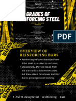 Grades of Reinforcing Steel