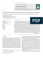 Psychological Stress During Exercise Lymphocyte Subset Redistribution in Firefighters