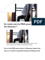 En Route Vers La PMA Pour Toutes Les Femmes