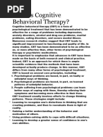 CBT Case Conceptualization Template | PDF | Cognitive Behavioral ...