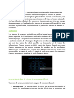 Les Principes de Base de Réseaux de Neurones Artificiels