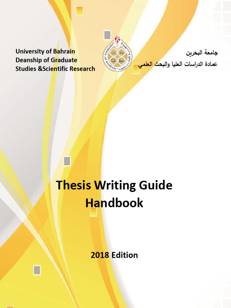 Thesis Writing Guide Final - Final | PDF | Thesis | Scientific Method