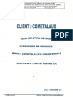 Qualification Du Mode Operatoire de Soudage Qmos Cometalaux 11 Gmaw BW p15