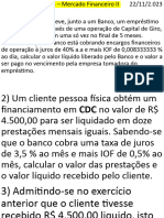 Avaliação AB - Mercado Financeiro II - 22-11-2.023