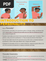 Introduction To Personality