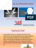 Técnicas de Expresión Oral