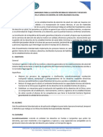 PROCEDIMIENTO ESTANDARIZADO PARA LA GESTIÓN INTERNA DE RESIDUOS Y DESECHOS GENERADOS EN LA CLÍNICA OCCIDENTAL DE ESPECIALIDADES NeoVida