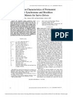 Application Characteristics of Permanent Magnet Synchronous and Brushless DC Motors For Servo Drives