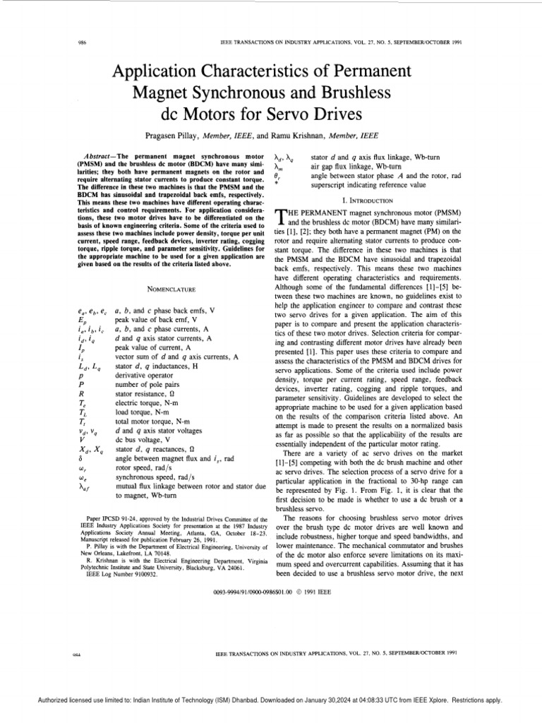application-characteristics-of-permanent-magnet-synchronous-and