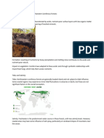 Environmental Factors of Northwestern Coniferous Forests