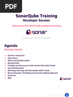 SonarQube Training - Developer Session