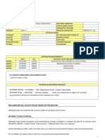 Informe Técnico Pericial de Automóvil Informe Técnico Pericial de Automóvil