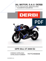 Nacional Motor, S.A.U. Derbi: GPR 50cc 2T 2009 E2