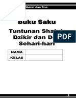 Buku Saku Sholat Dan Doa Seharian