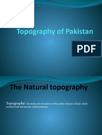 Topography of Pakistan