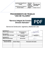 PT Especifico de Uso de Taladro LISTO
