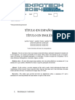 Plantilla Presentación de Resumenes in Extenso - EXPOTECH 2024