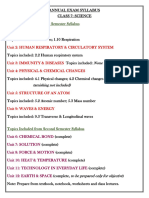 Final Exam Syllabus