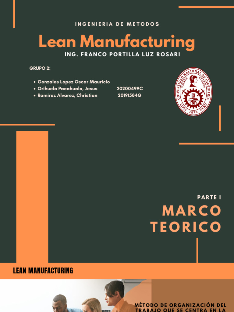 Lean manufacturing pdf lean manufacturing business