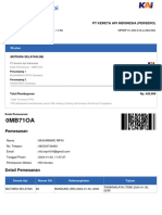 Payment Detail Perjalanan