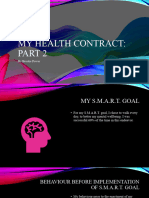 My Health Contract Part 2