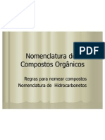 56104562 Nomenclatura Dos Compostos Org Nicos