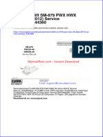 Clark Forklift SM 879 PWX HWX 30 40jul 2012 Service Manual 3344360