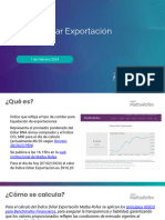 Índice Dólar Exportación MTR - Difusión