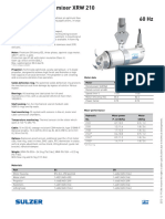 AGITADOR SUBMERSÍVEL ABS SULZER XRW - 210 - 60Hz - TDS