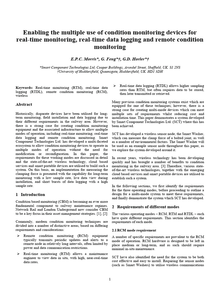 24-Enabling The Multiple Use of Condition Monitoring Devices For Real ...