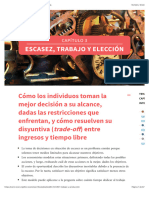 TEMA 3 Escasez, Trabajo y Elección