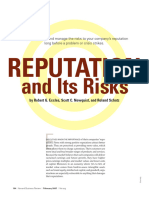 Reputation and Its Risks