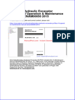 Komatsu Hydraulic Excavator Pc78us 10 Operation Maintenance Manual Wenam00050 2015